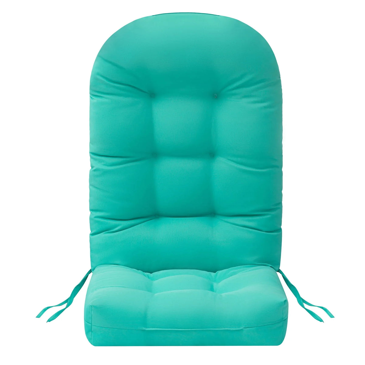 2pc 44x19.6x4 inch Non Slip Waterproof Outdoor Chair Cushion with Ties X70025