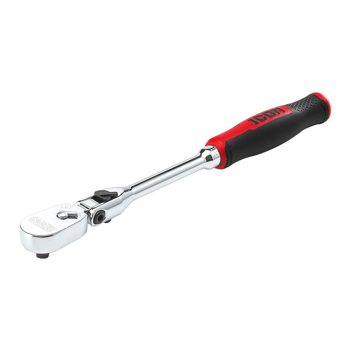 1/4 in. Drive 9 in. Long Locking Flex Ratchet with Comfort Grip J301419