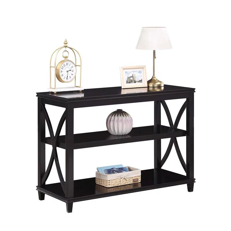 Black Wood Console Table Z996