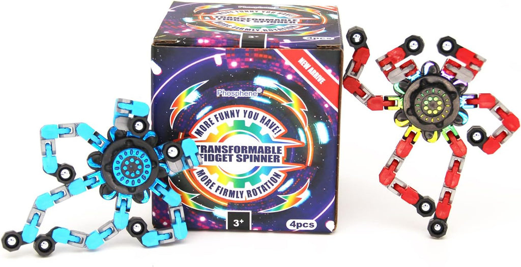 Transformable Fingertip Spinner Fidget Toy Pack of 2 L20710