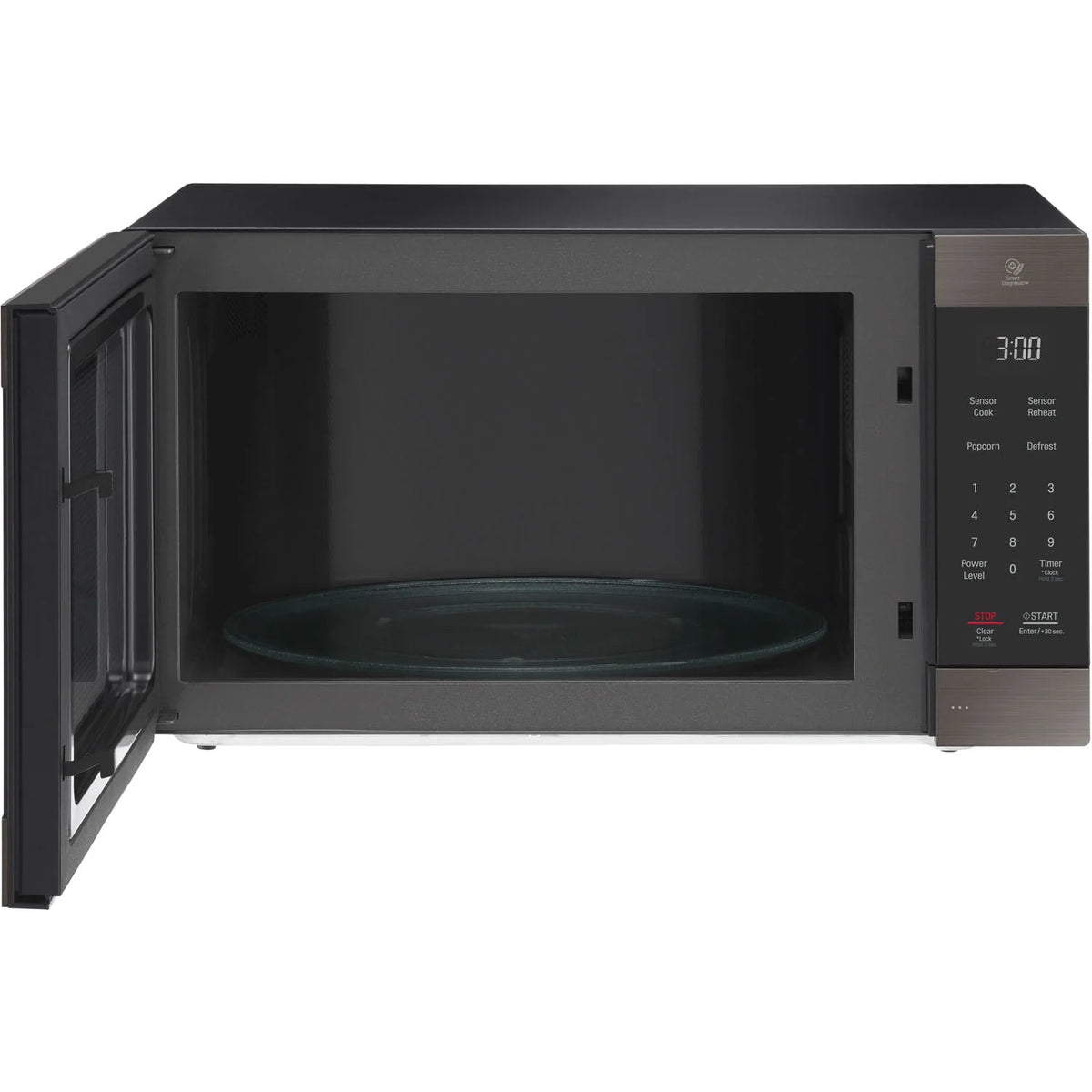 Black Stainless Steel Countertop Microwave J2228