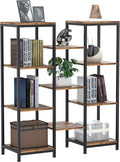4 Tier Wood and Metal Bookshelf J521078