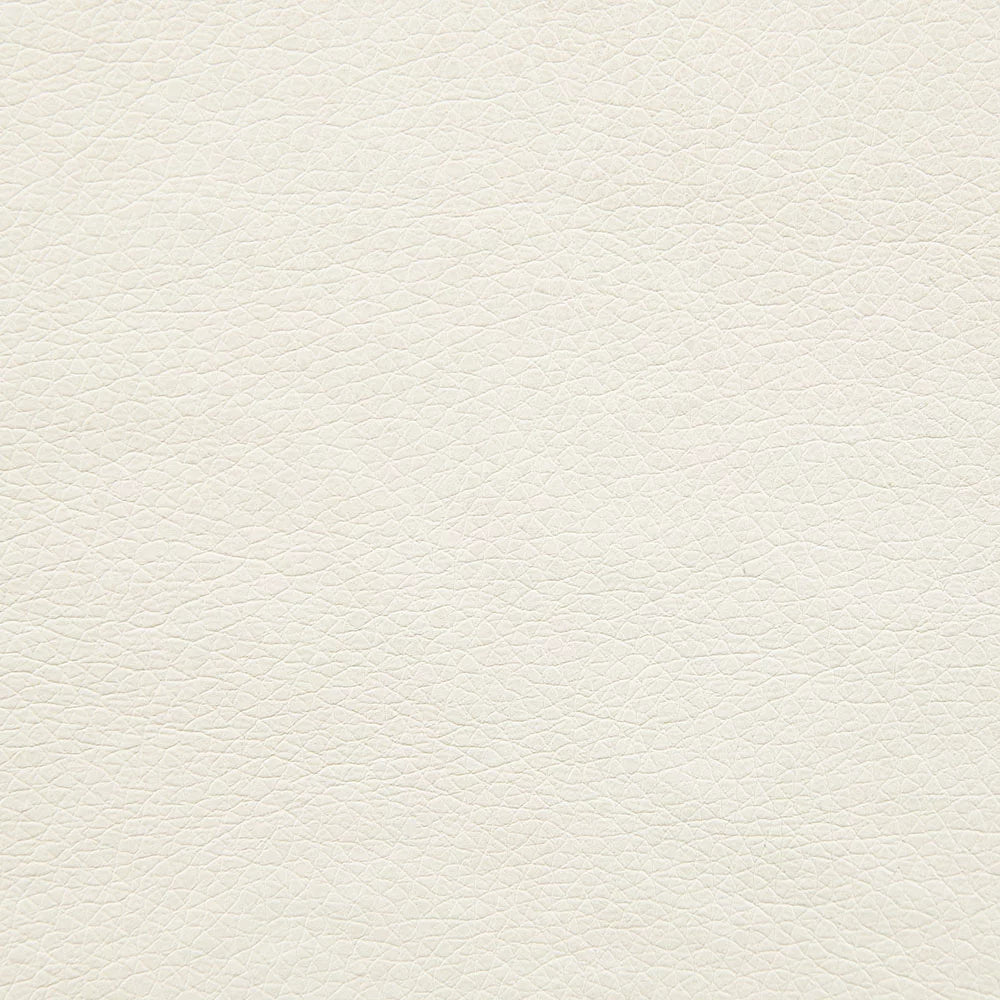 White Bonded Leather Cocktail Ottoman P330