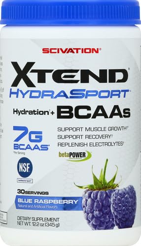 Blue Raspberry Ice BCAA Powder with Electrolytes - 30 Servings V171244