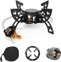 Portable Camping Stove with Adapter Wok Stand Q75110