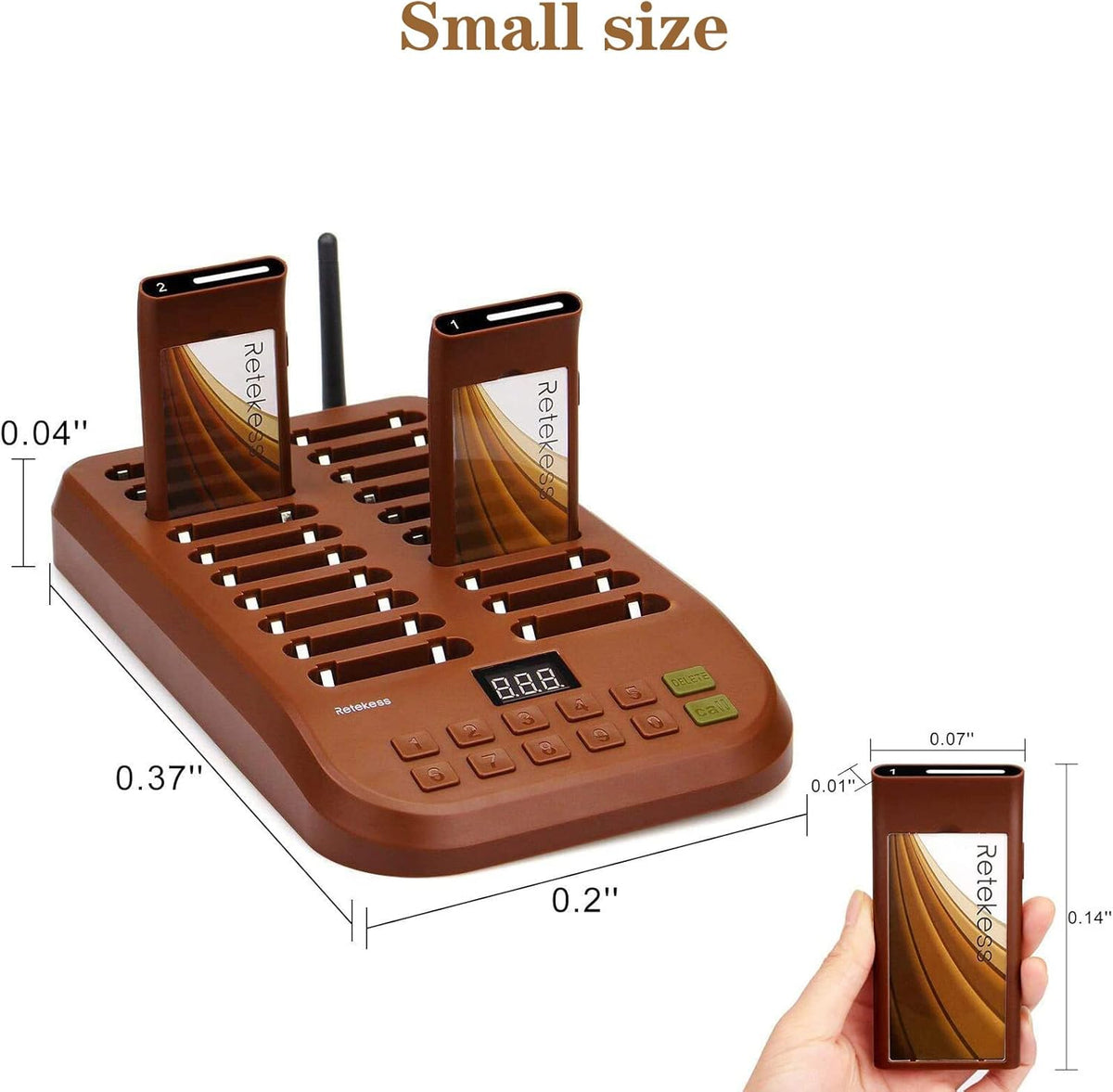 Restaurant Pager with 5 Calling Modes M9512