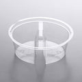 4 oz Divided Clear Pet Wide Parfait Insert M81544