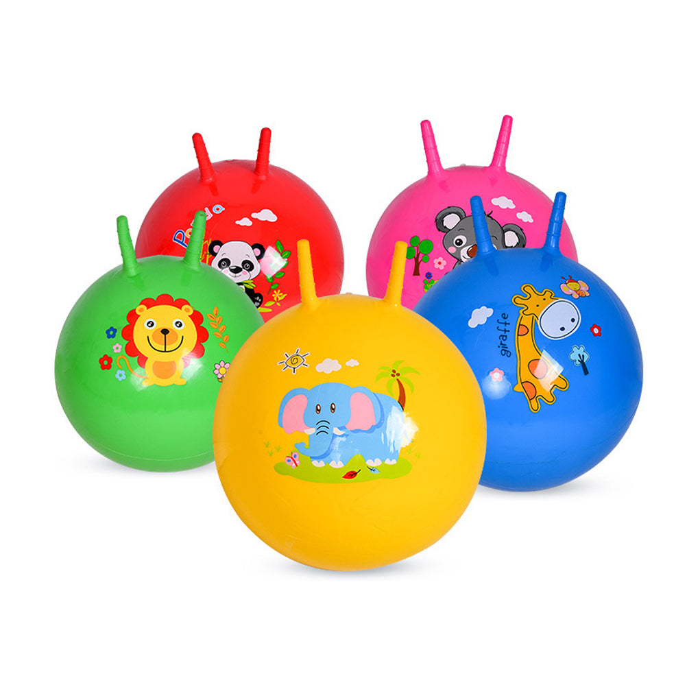 55cm Inflatable Exercise Ball Jumping Ball Fitness PVC Equipment Balance Jumping Toy S977478