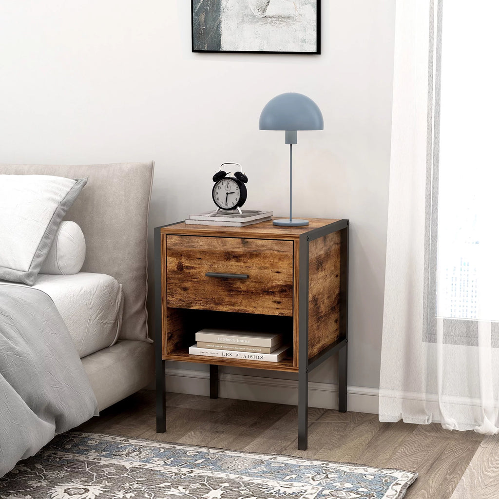 Rustic Brown 6 Drawer Wood Dresser Q74316