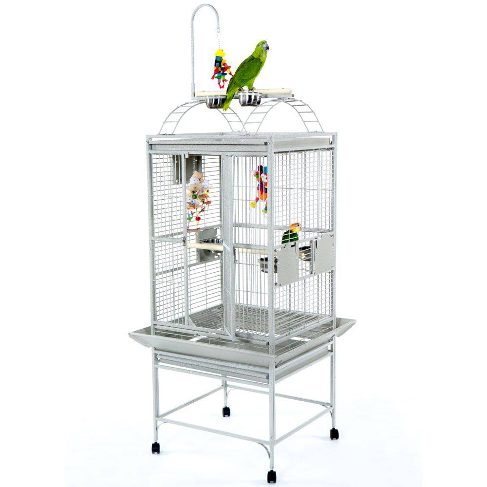 Medium Silver Playtop Cage 24 x 22 x 62 in. A741946