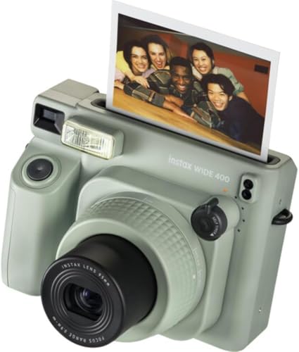 Sage Green Instant Camera with Wide Film and Accessories Bundle M5185
