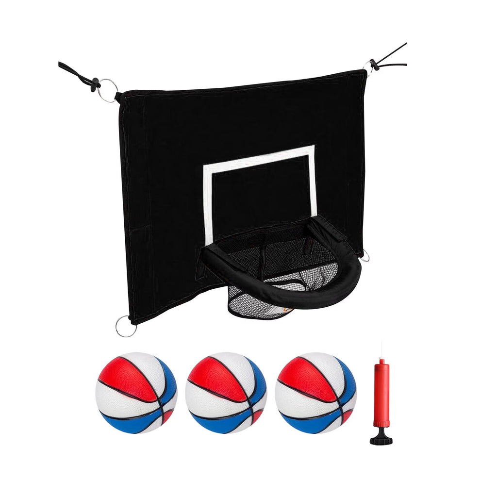 Adjustable Basketball Hoop with Net for Trampoline Z722