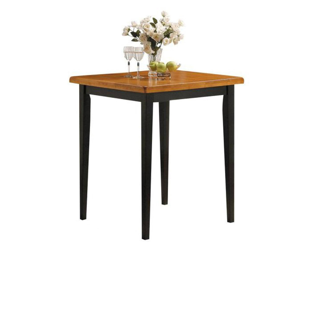 Oak & Black 5 Piece Counter Height Set J488842