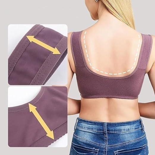 2 Pack Front Closure Wireless Lace Bra E306903