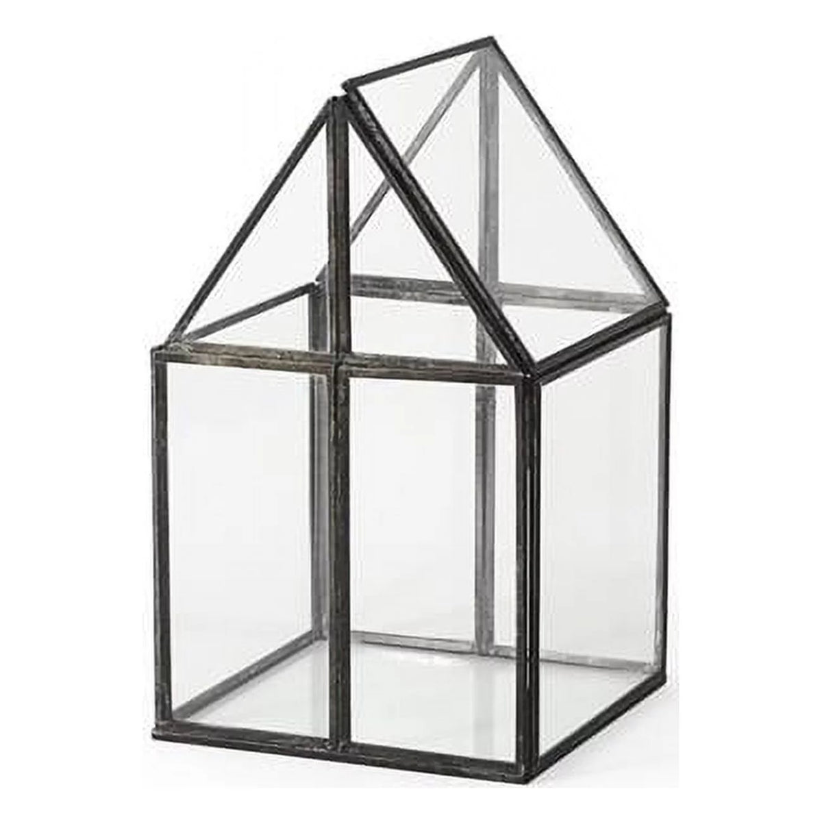 Black Glass Terrarium N1598