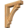 Rough Sawn Western Red Cedar Bracket with Offset Brace A257