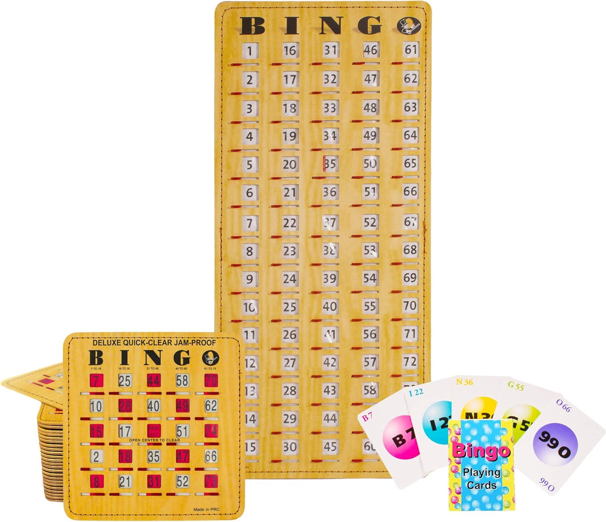 Bingo Cards with Sliding Windows, Pack of 2 K546