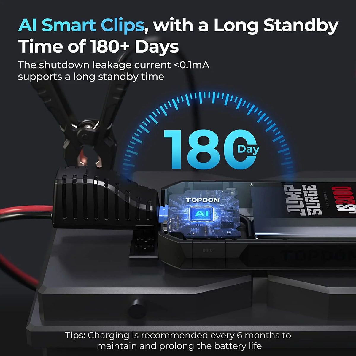 2000A 16000mAh Car Jump Starter Portable Power Bank I400077
