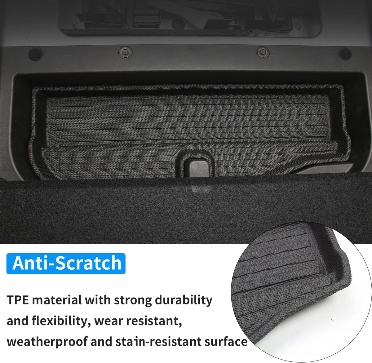 Black Trunk Mat Cargo Liner O13016