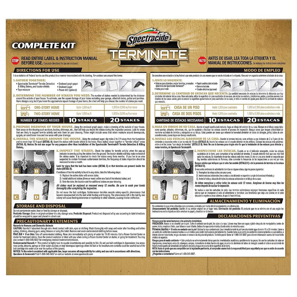 15-Count Termite Detection and Killing Stakes Q563264