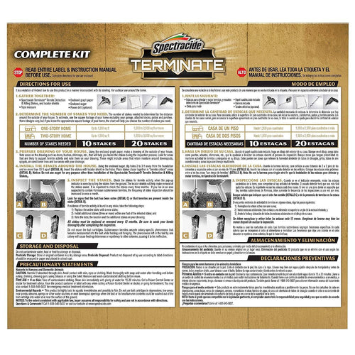 15-Count Termite Detection and Killing Stakes Q563264