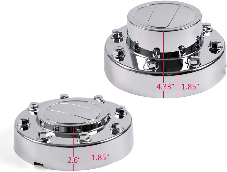 4pcs Chrome Truck Wheel Center Caps W287330