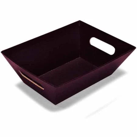 Black Heavy Cardboard Basket Tray P19903
