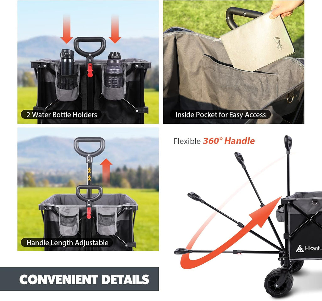 Collapsible Wagon Cart with Big Wheels C752564