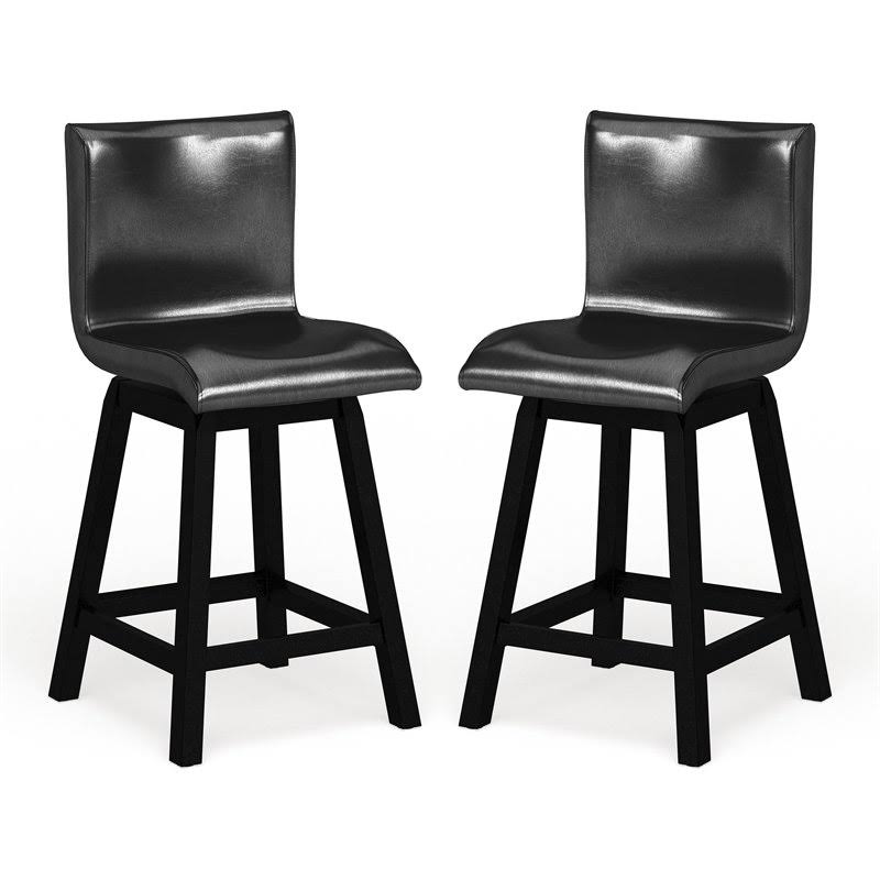 Black Counter Stool (Set of 2) E1502