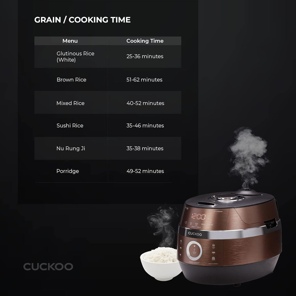 6-Cup Induction Heating Pressure Rice Cooker, Copper (Renewed) C314