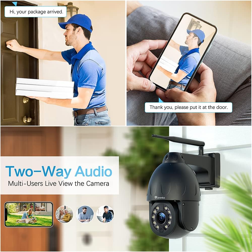 5MP PTZ Security Camera 16X Optical Zoom A8172