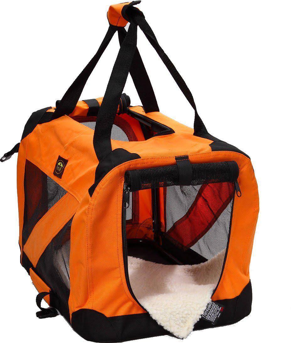 Folding Pet Dog Carrier, Orange K5286