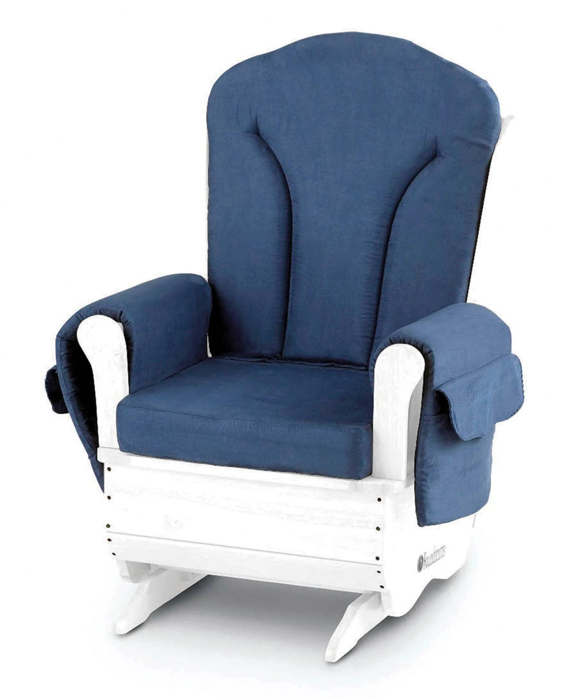 White/Blue Glider Rocker I77813