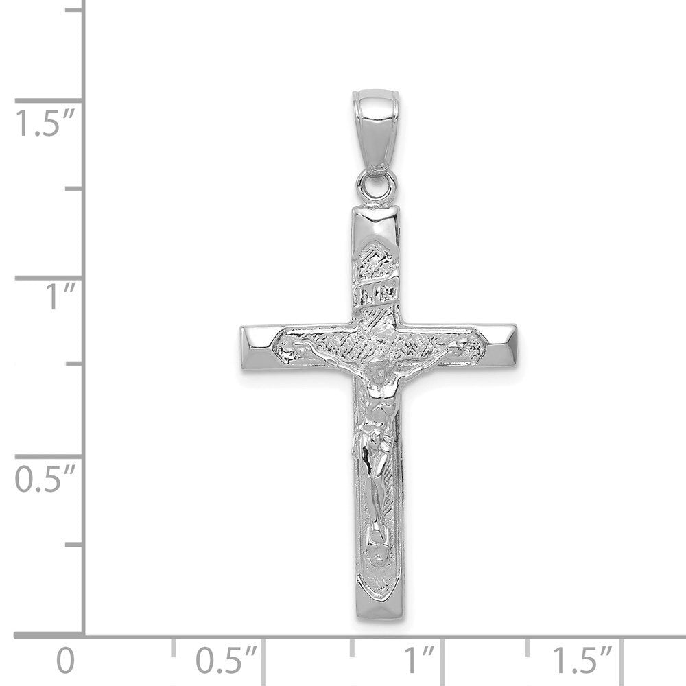 14k White Gold Crucifix Pendant U76064