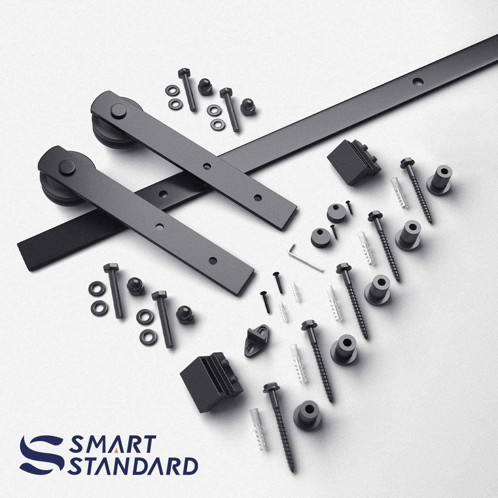 7ft Heavy Duty Sliding Barn Door Hardware Kit P4597