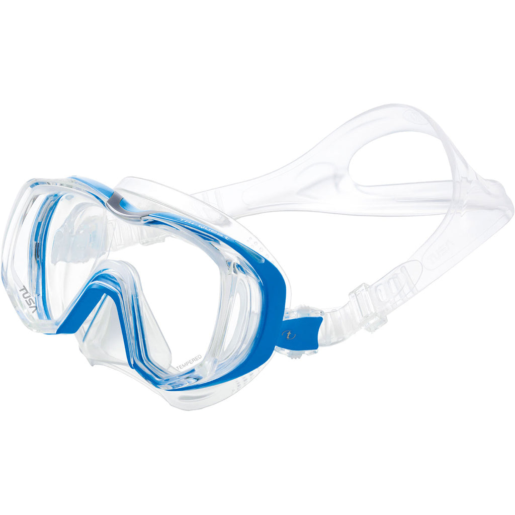 Scuba Diving Mask (Black/Fishtail Blue) Z4773