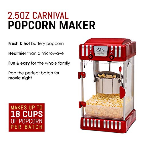 2.5 Ounce Red Popcorn Popper Machine A3212