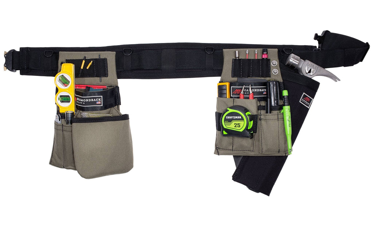 Trim Carpenter Tool Belt, Ranger Green, Medium S43863