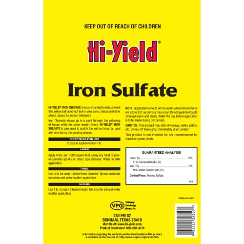 4 lbs. Iron Sulfate P207