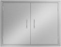 Stainless Steel Double Wall Outdoor Kitchen Doors 31W x 24H Inch C422104
