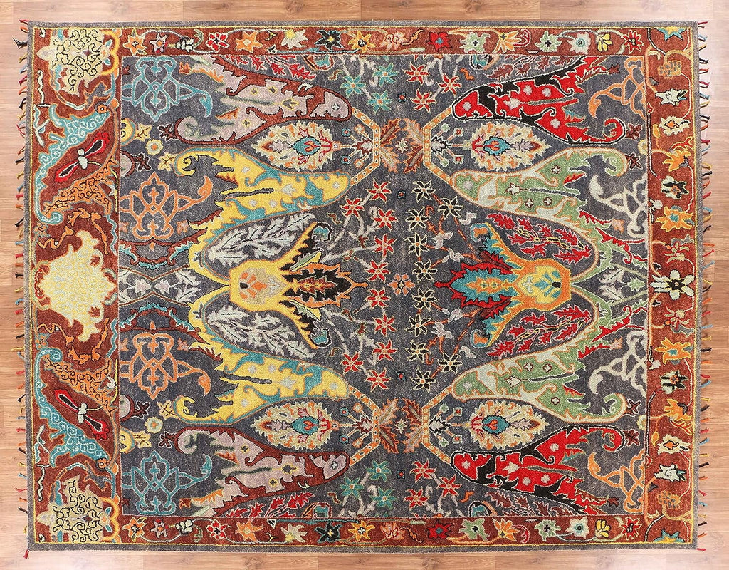 Handmade Tufted 100% Woolen Rugs & Carpet I9629