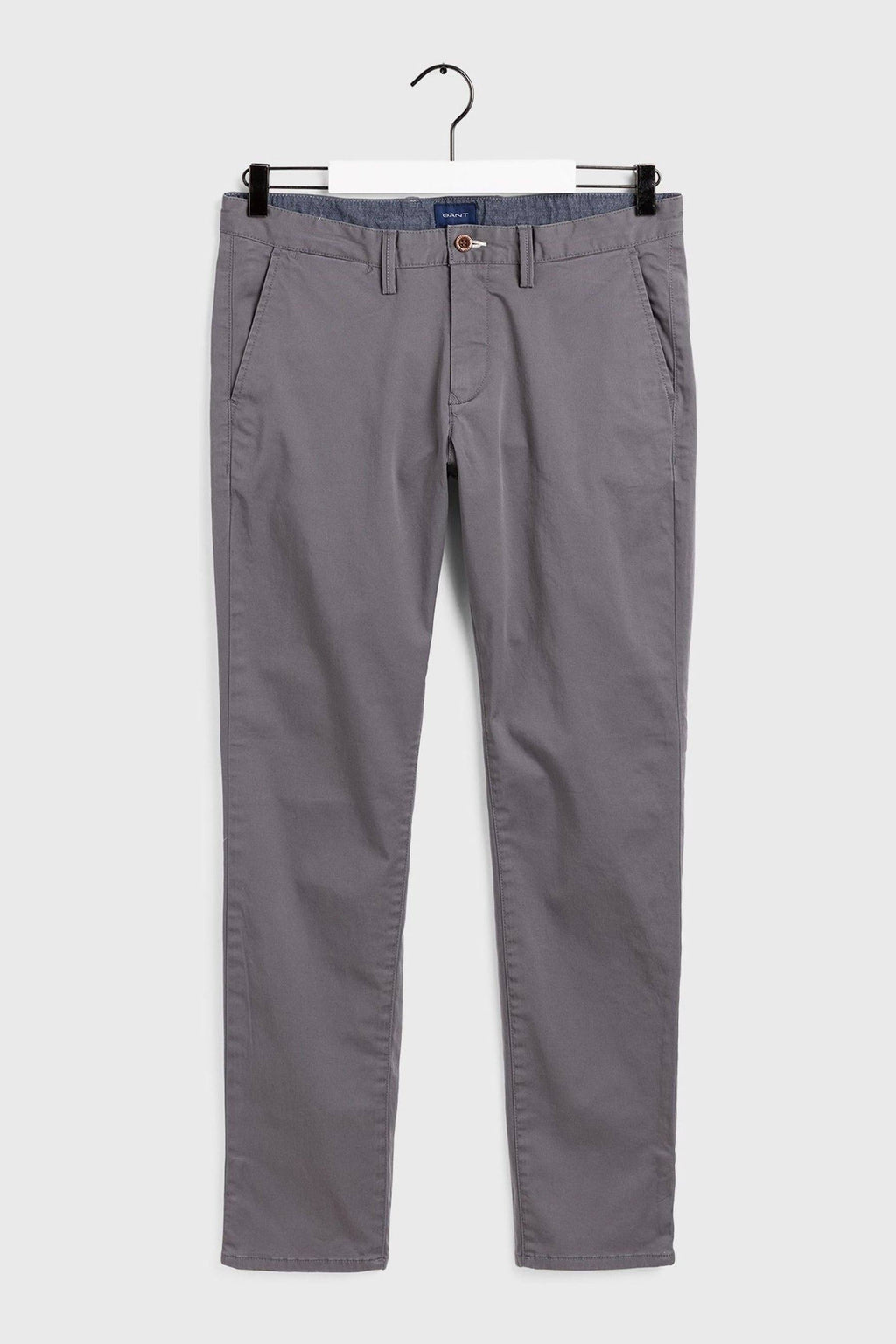 Slim Fit Twill Chinos, Grey (38W 34L) I722