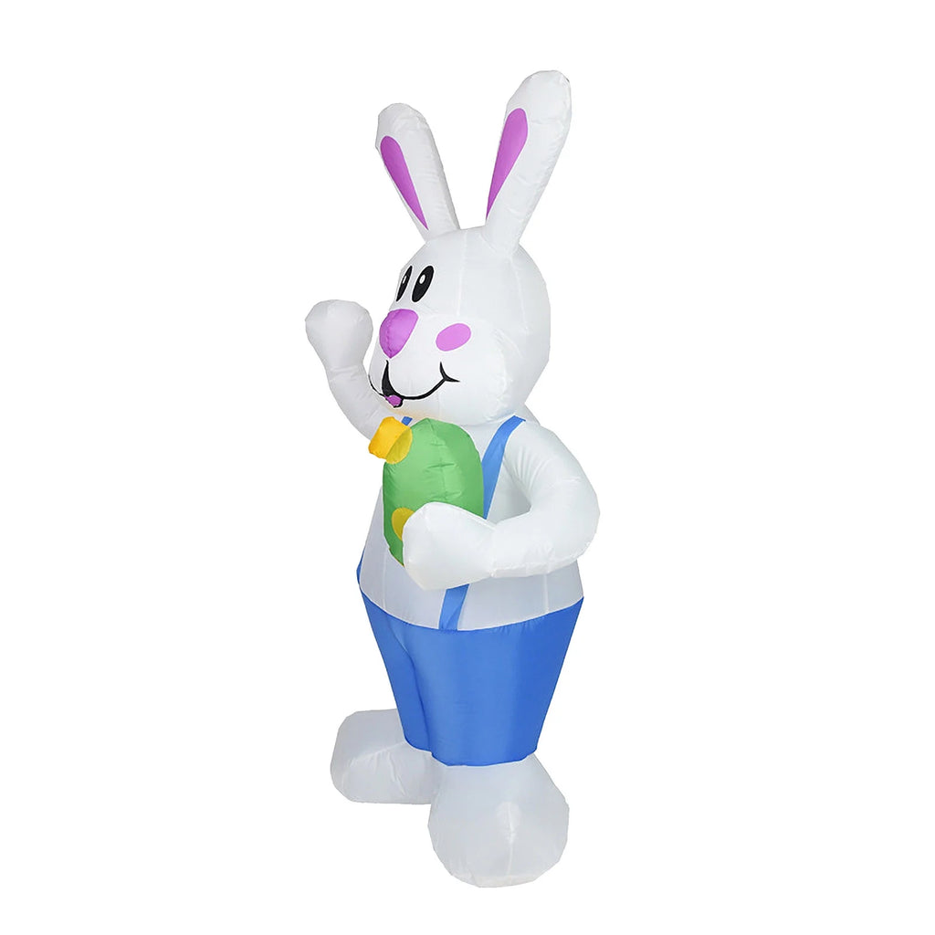 Outdoor Soft Christmas Lights Easter Inflatable Standing Bunny Glowing Holiday Decoration Led Christmas Star I35465