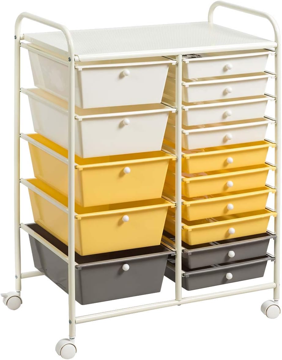 15-Drawer Rolling Storage Cart X98708