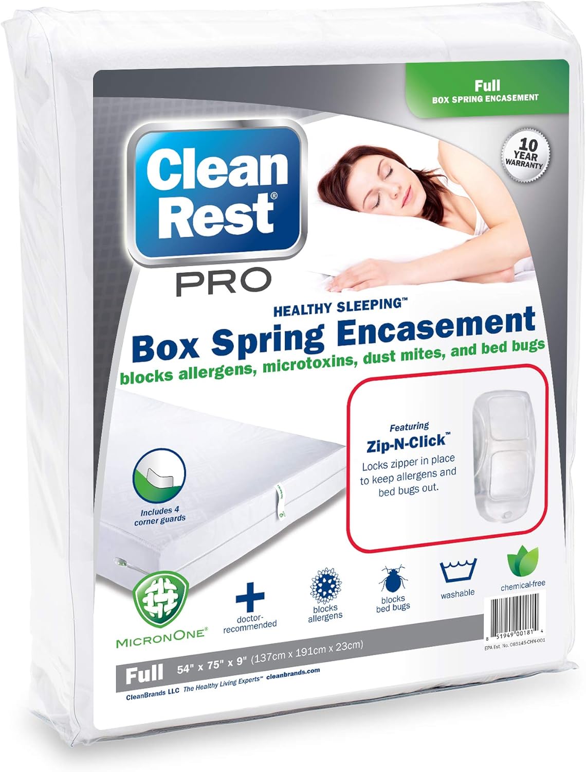 Zippered Box Spring Encasement Queen Y6602