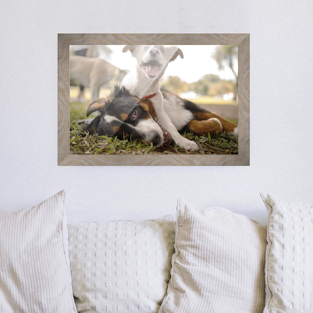 14x40 Knotty Brown Real Wood Picture Frame Y4360