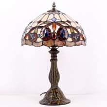 Tiffany Style Stained Glass Table Lamp 12X12X18 Inches L57881