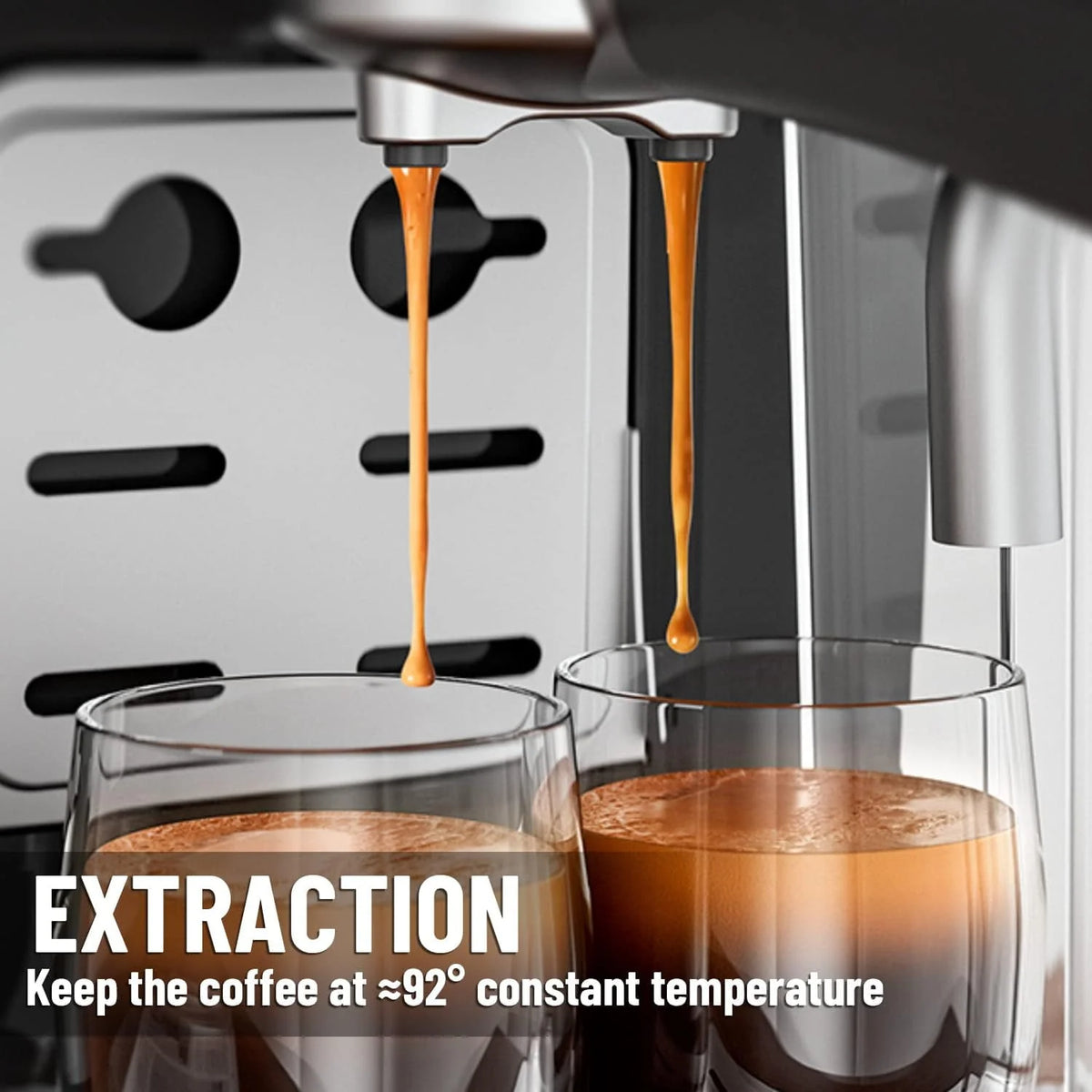 20 bar Semi-automatic Espresso Machine with Milk Frother Z339