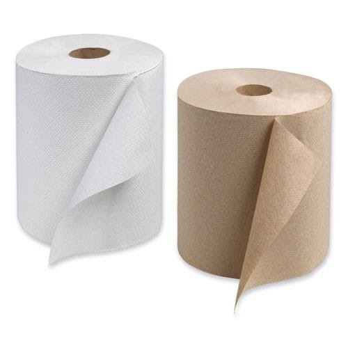 Natural 1-Ply Hardwound Roll Towel, 12/Carton Z4199