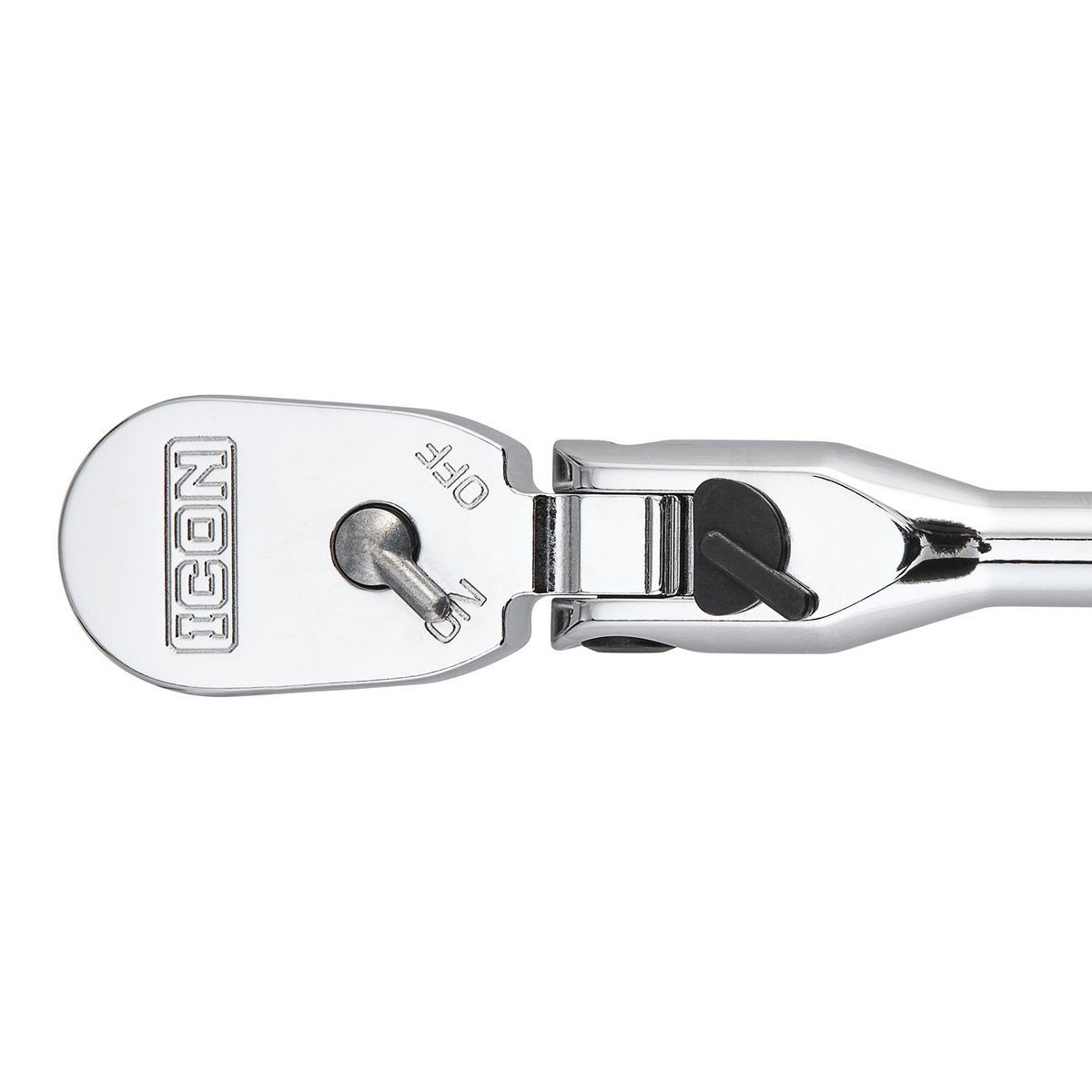 1/4 in. Drive 9 in. Long Locking Flex Ratchet with Comfort Grip J301419
